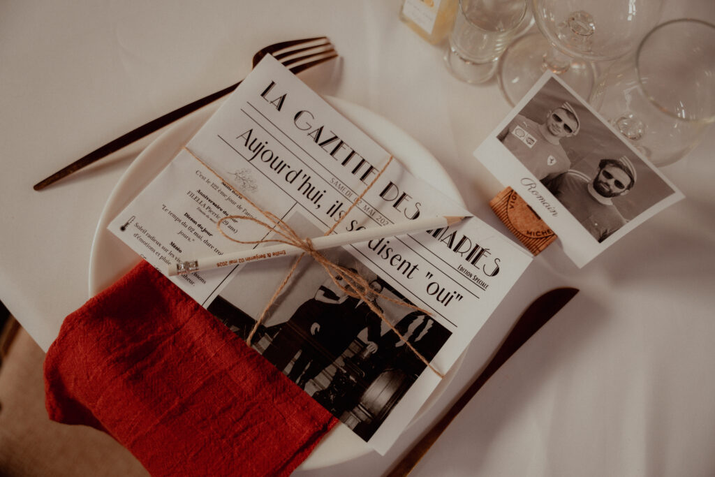 la gazette des mariés, mariage de Emilie & Romain